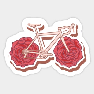 Rose Bike Sticker